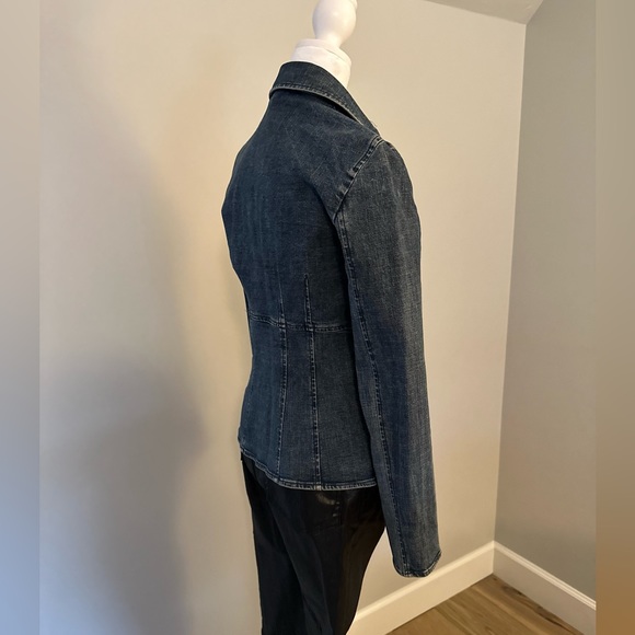 Nine West Fitted Denim Blazer - Picture 5 of 6